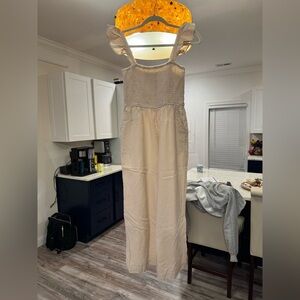 Lily Cream Sleeveless Jumpsuit